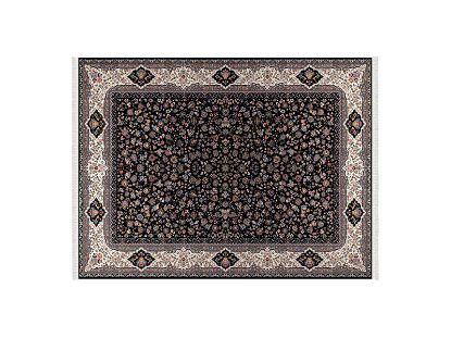 تصویر فرش پاتریس طرح افشان مهربان گل رنگ سرمه ای 1200 شانه